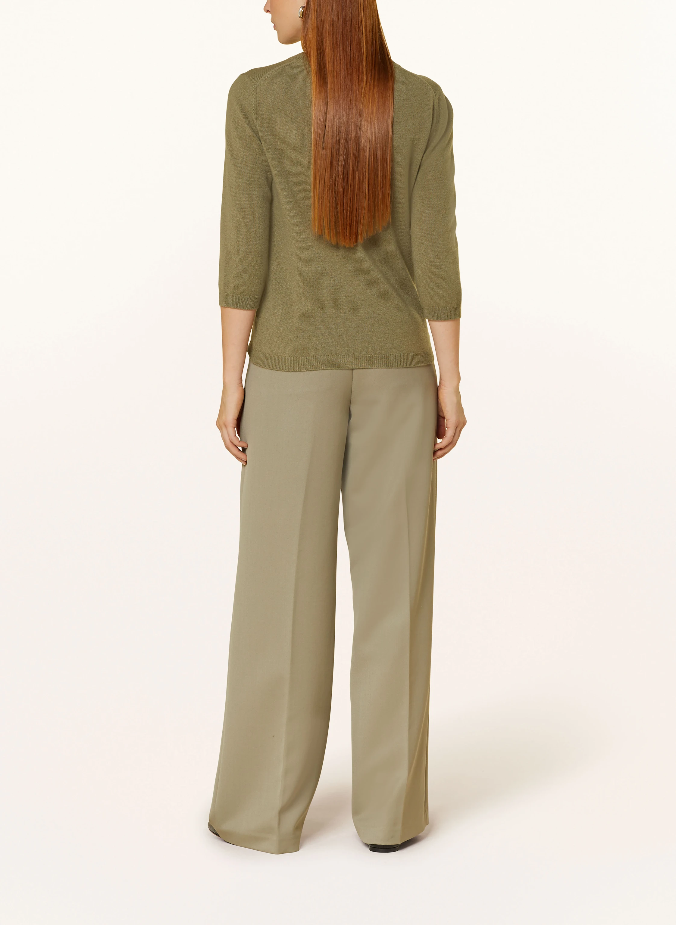 darling harbour Cashmere-Pullover mit 3/4-Arm
