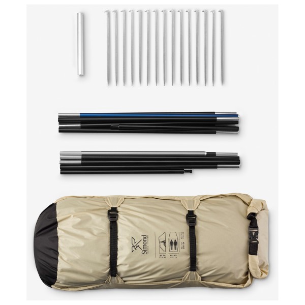 Simond - SIMOND - MT900 Tunnel Tent 2 - Tente 2 places