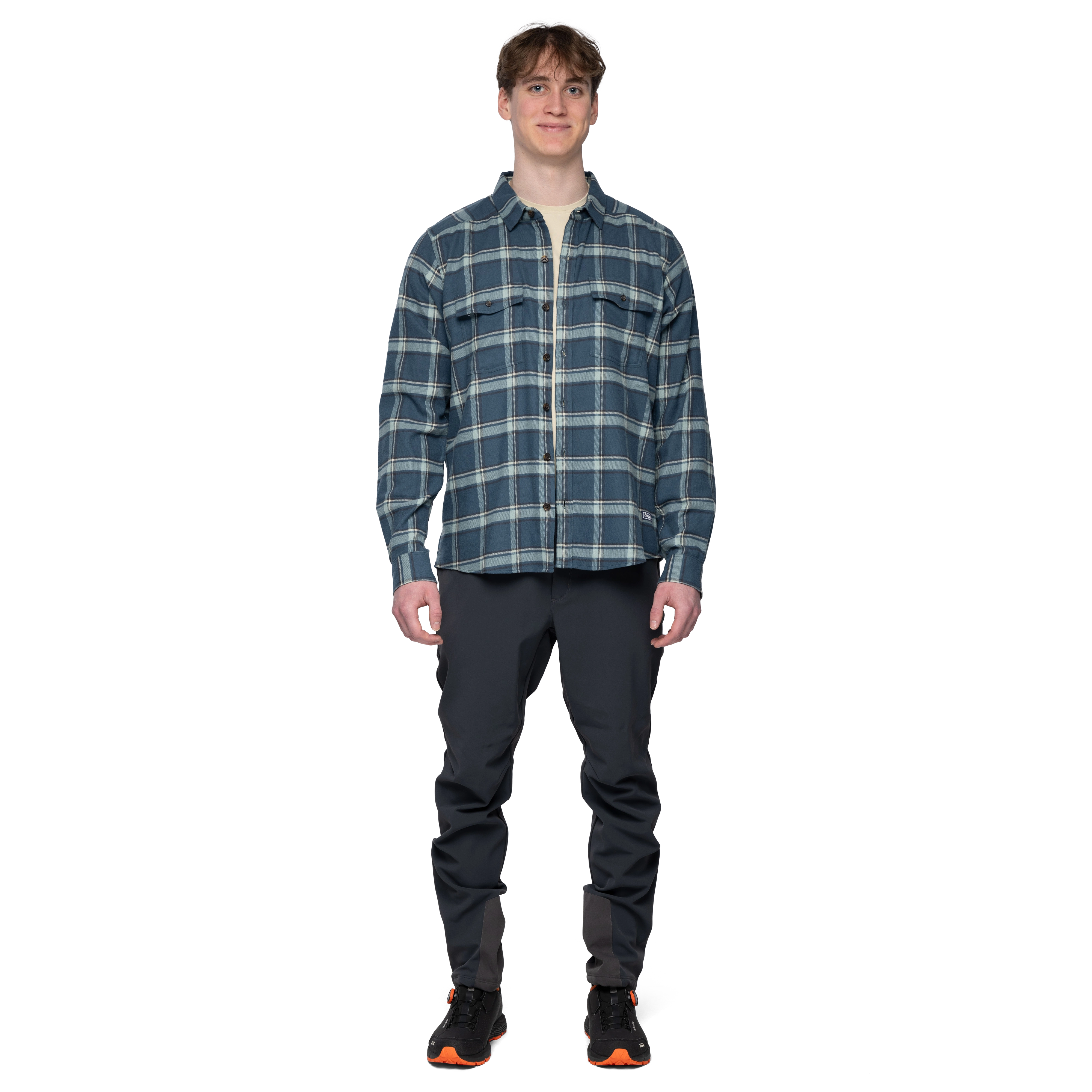 Tovdal Shirt Orion Blue / Misty Forest Check