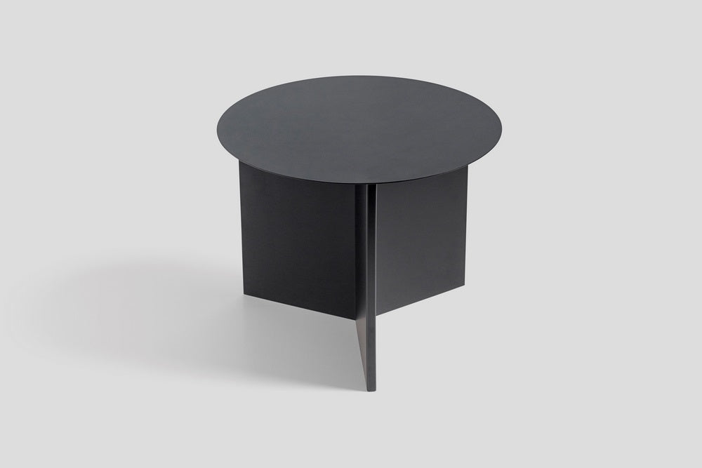 HAY Slit Table Round Bijzettafel Ã 45 cm - Zwart