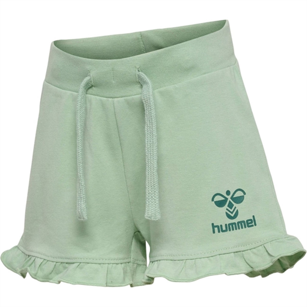 Silt Green Talya Ruffle Shorts - Hummel