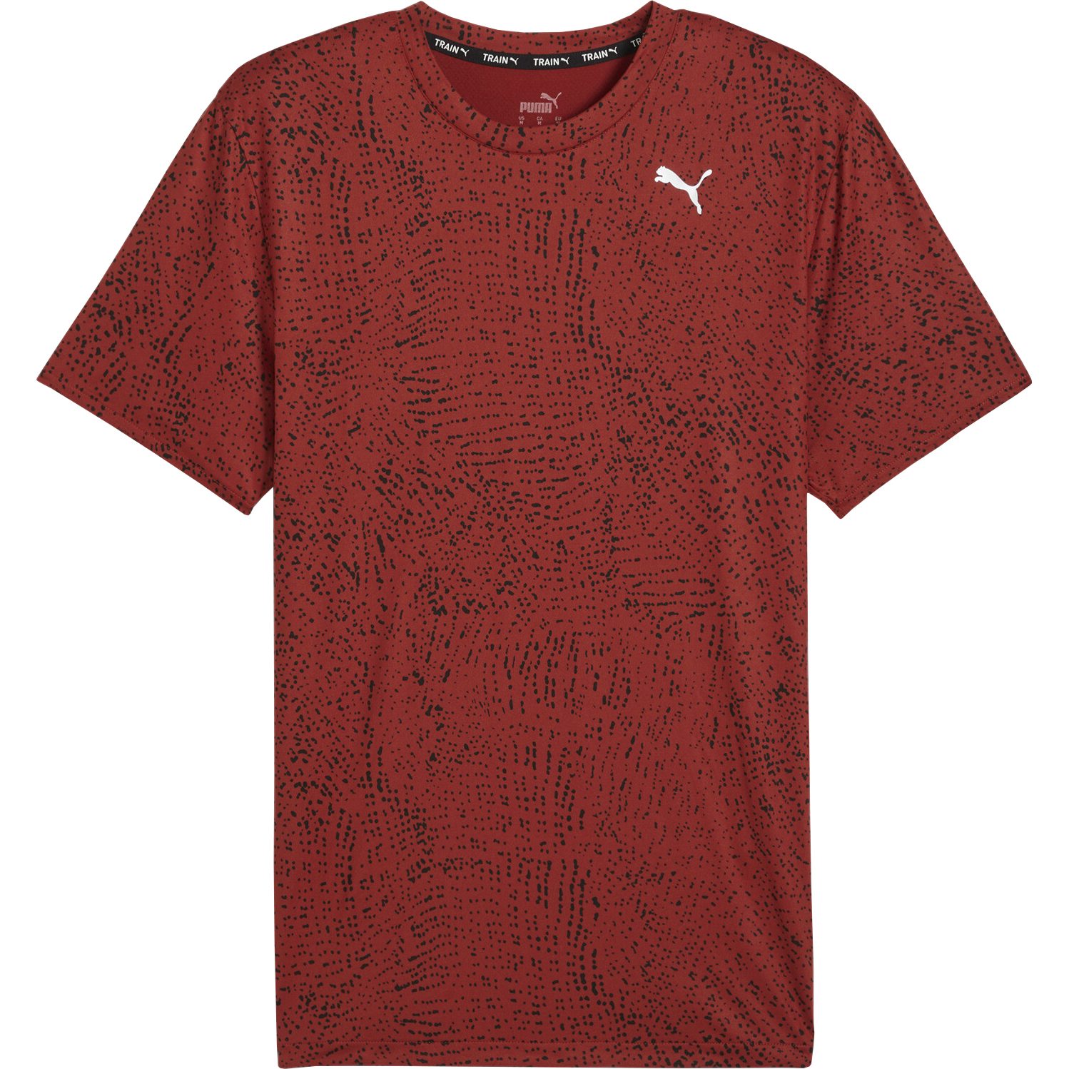 Puma Studio Cloudspun AOP T-Shirt Herren mars red