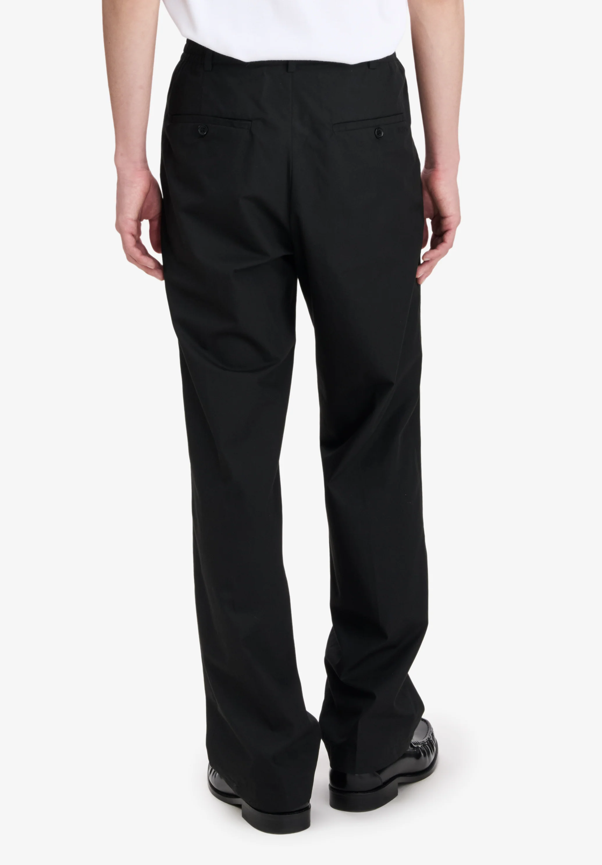 Pantalon noir en coton bio - Noir