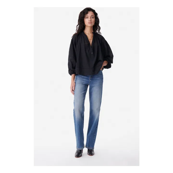 Vanessa Bruno Blouse Nipoa Brodée | Noir