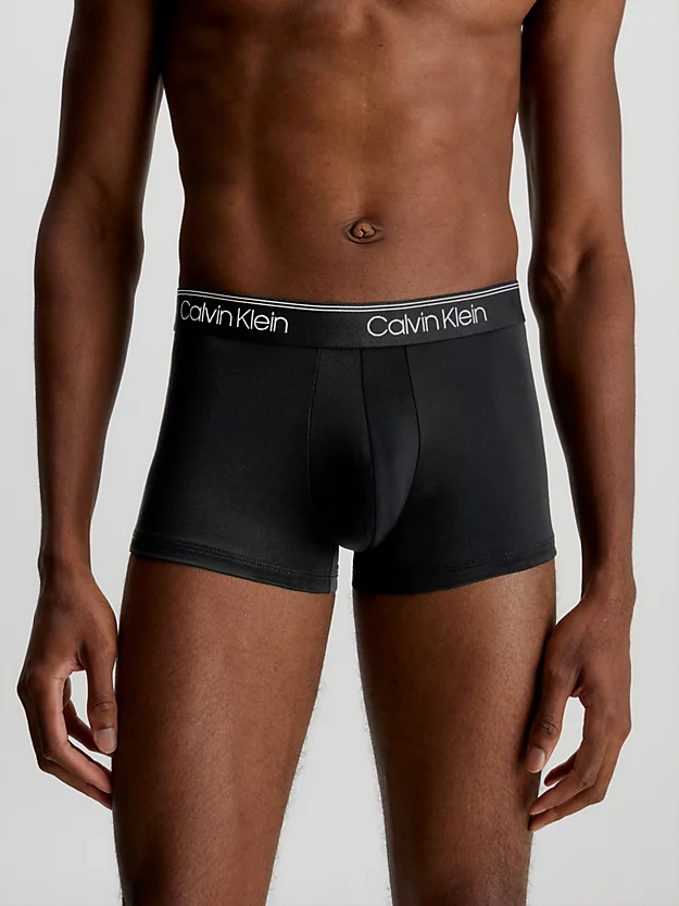 Pacote com 3 Cuecas Boxer de Cintura Baixa - Microelasticidade