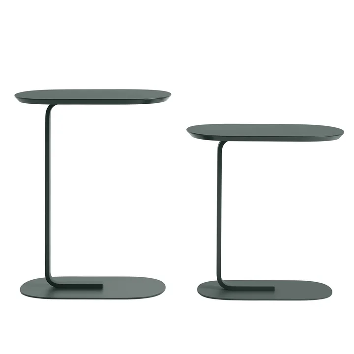 Muuto - Relate Side Table, H 60,5 cm, dunkelgrün