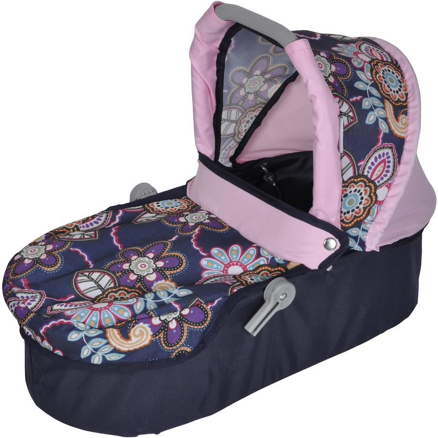 knorr toys® Puppenwagen Coco - blue flowers blau