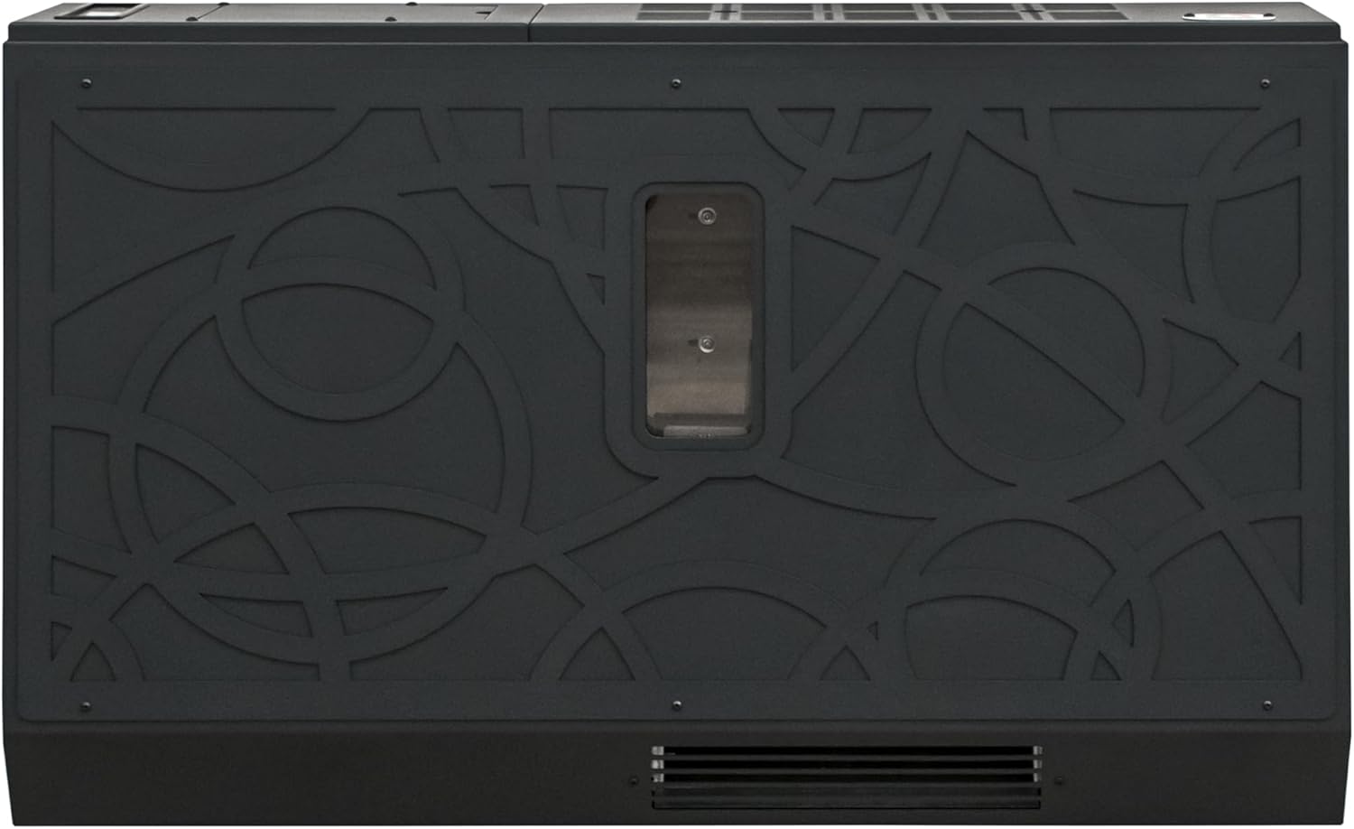 STUFE A PELLET ITALIA Super Slim 7 KW | Pelletöfen mit Belüftung Modernes und Kompaktes Design Effizienz 91% Heizt 70m² Autonomie 18 Sdt Programmierbar 5 Kräfte 24 Monate Garantie Schwarz