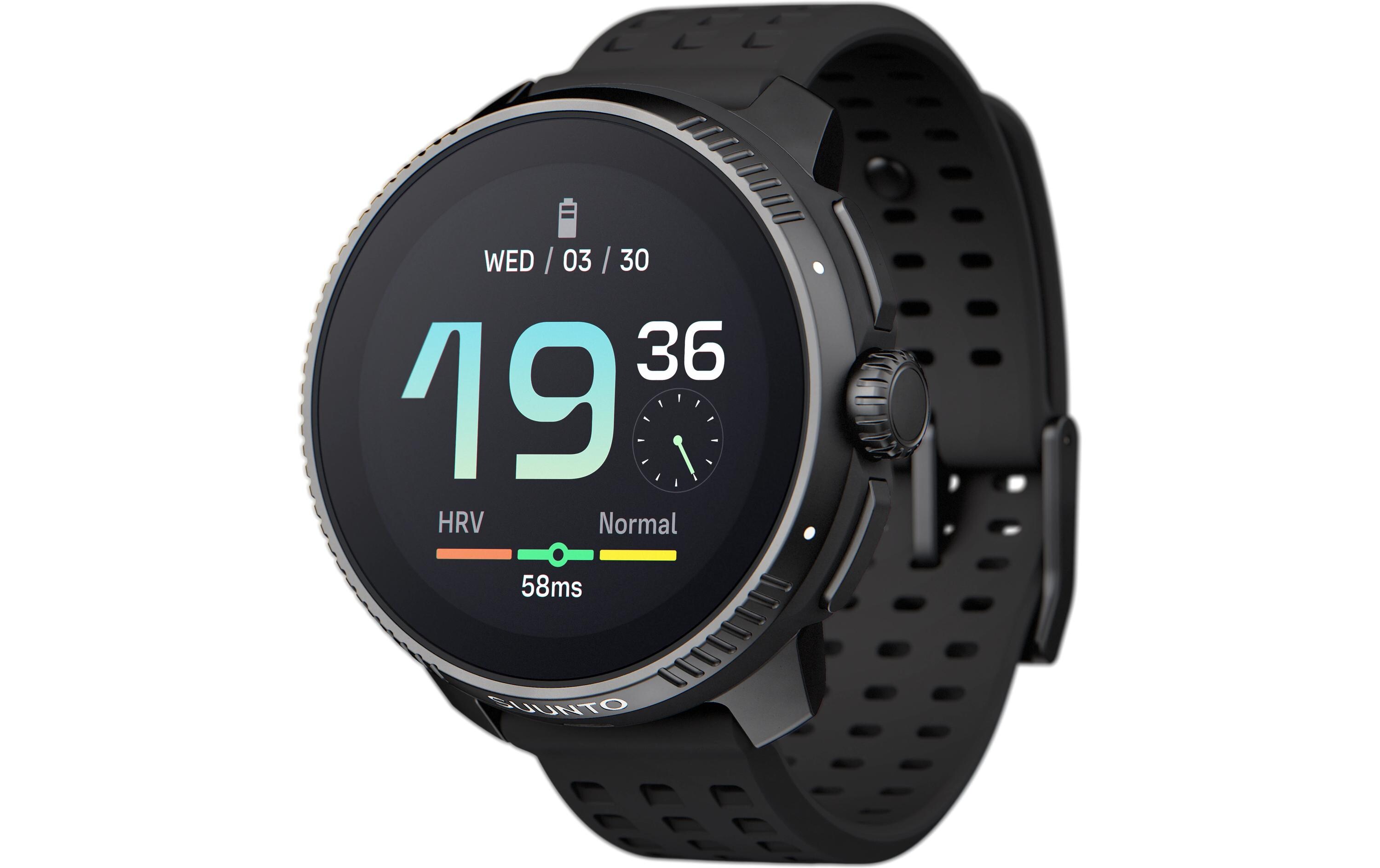 Sportuhr Race Black<br>Die ultimative Smartwatch für Wettkämpfe und Training