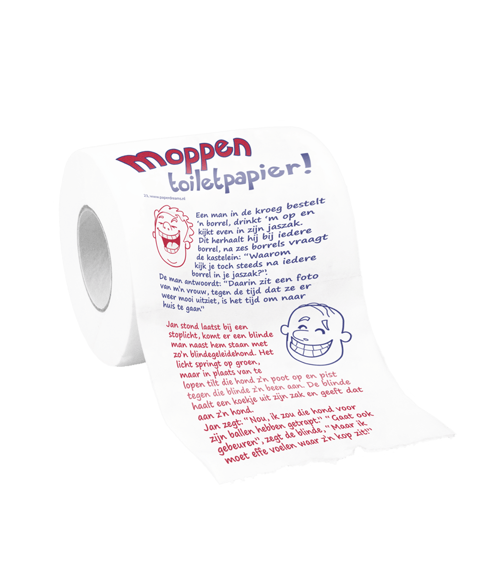 Toiletpapier Moppen