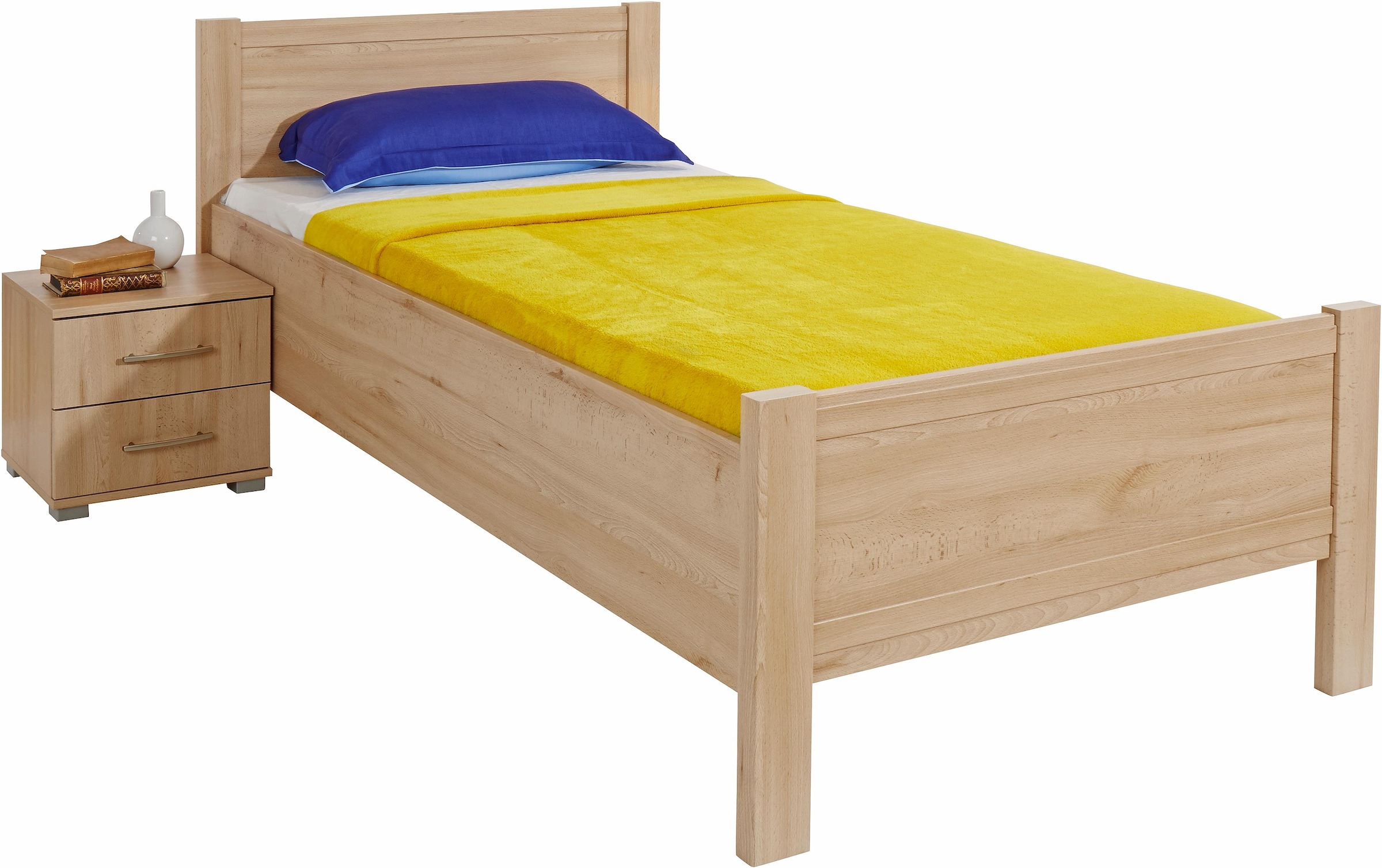 priess Bett »Husum Schlafzimmer Jugendzimmer Rahmenbett« mit Komforthöhe verschiedene Ausführungen hochwertige Premium Qualität