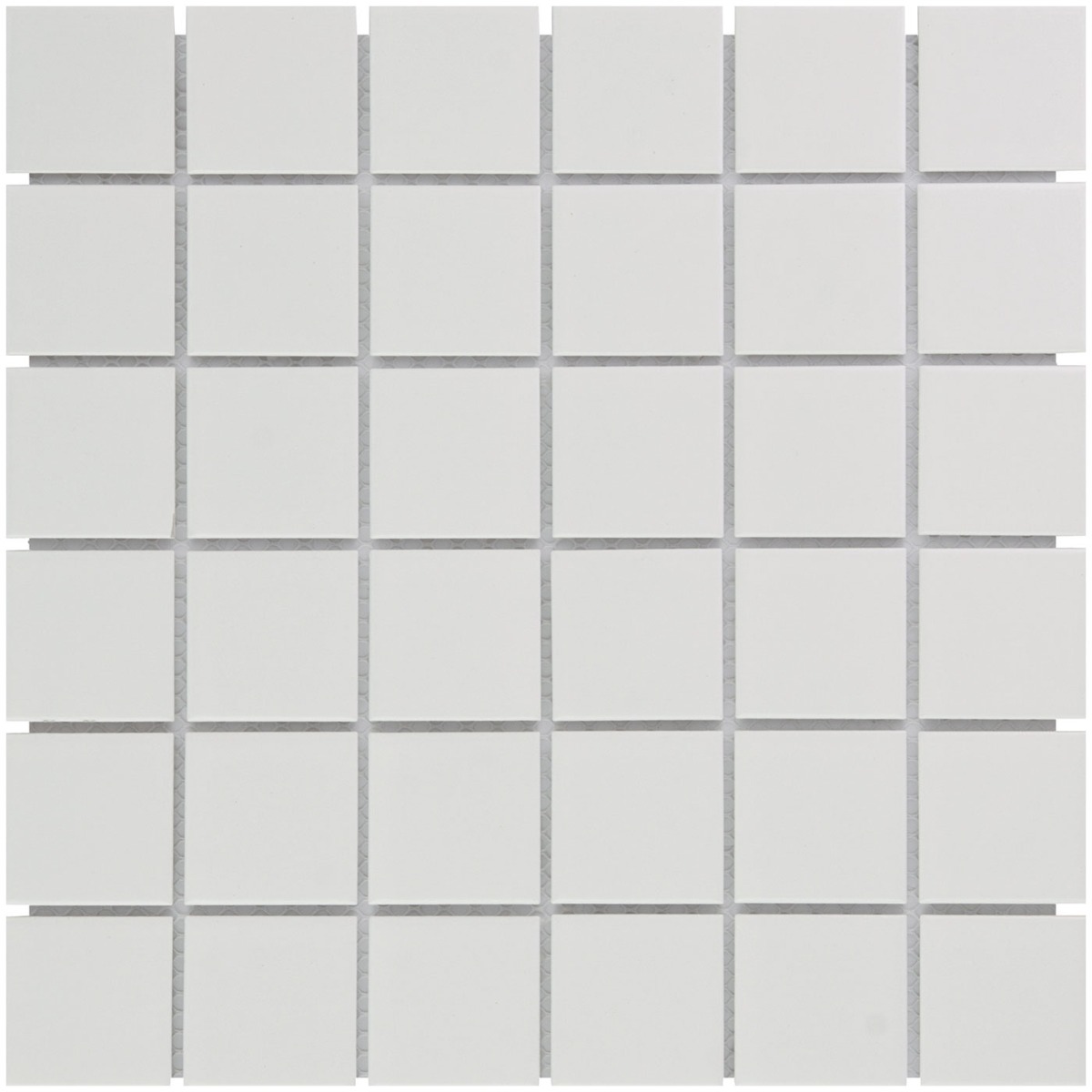 The Mosaic Factory Barcelona vierkante mozaïek tegels 31x31 extra wit