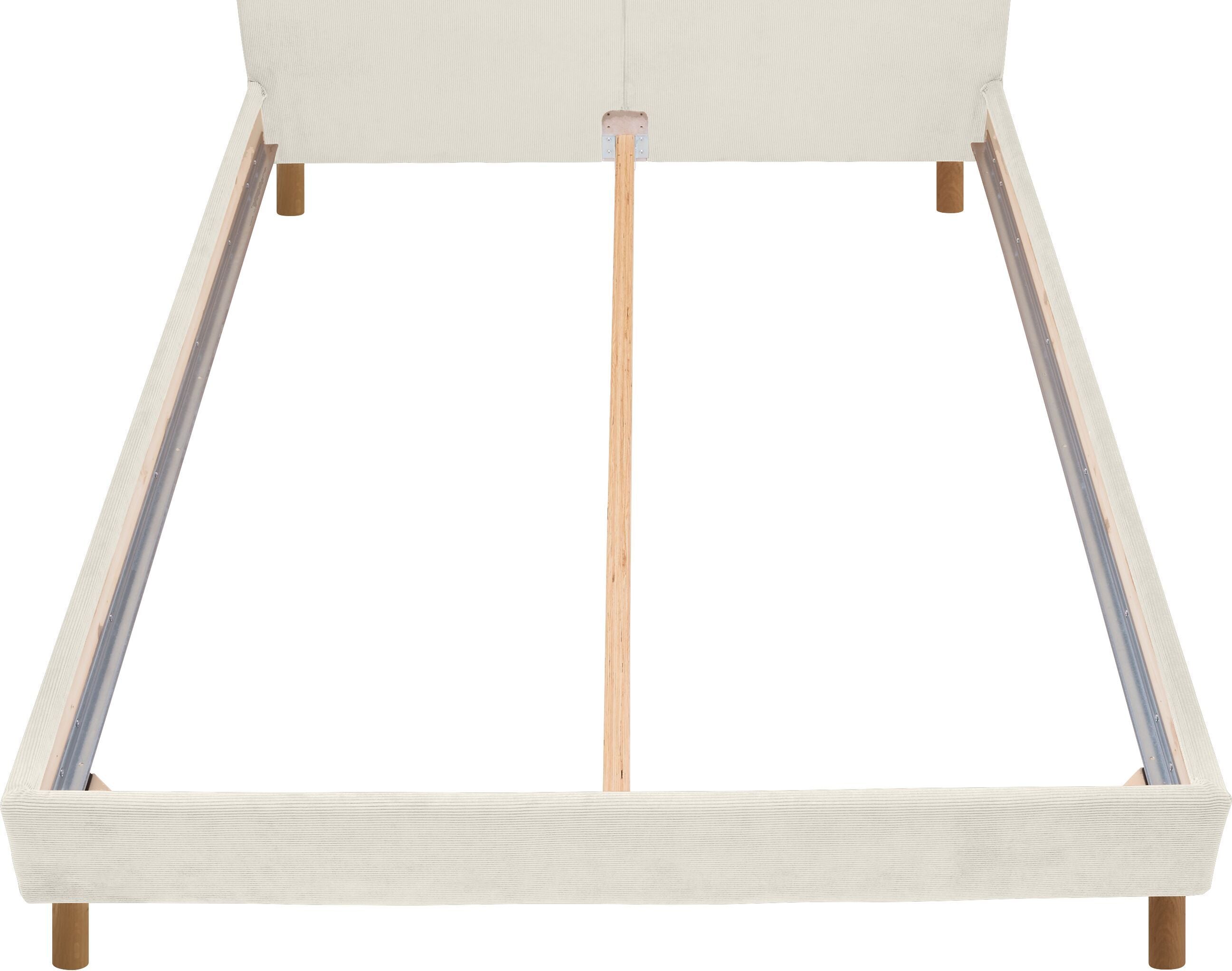 CELINE Polsterbett - Ecru / B: 160.0 cm x T: 200.0 cm