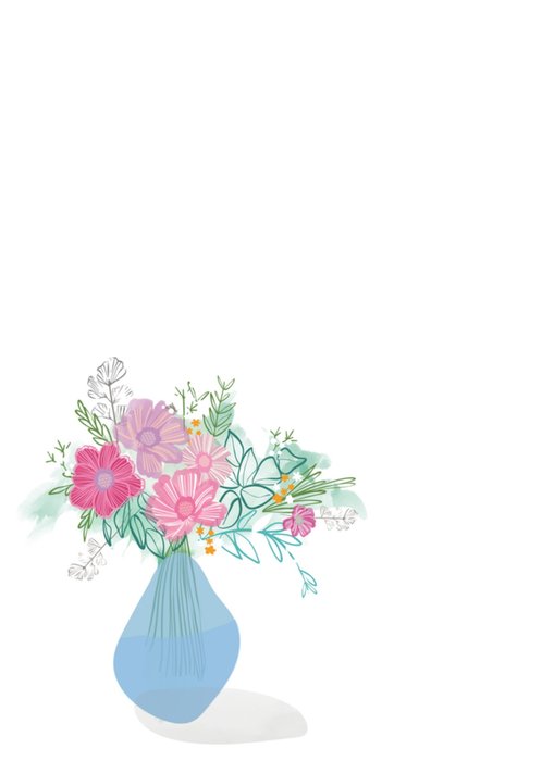 TMS | Verjaardagskaart | Bloemen