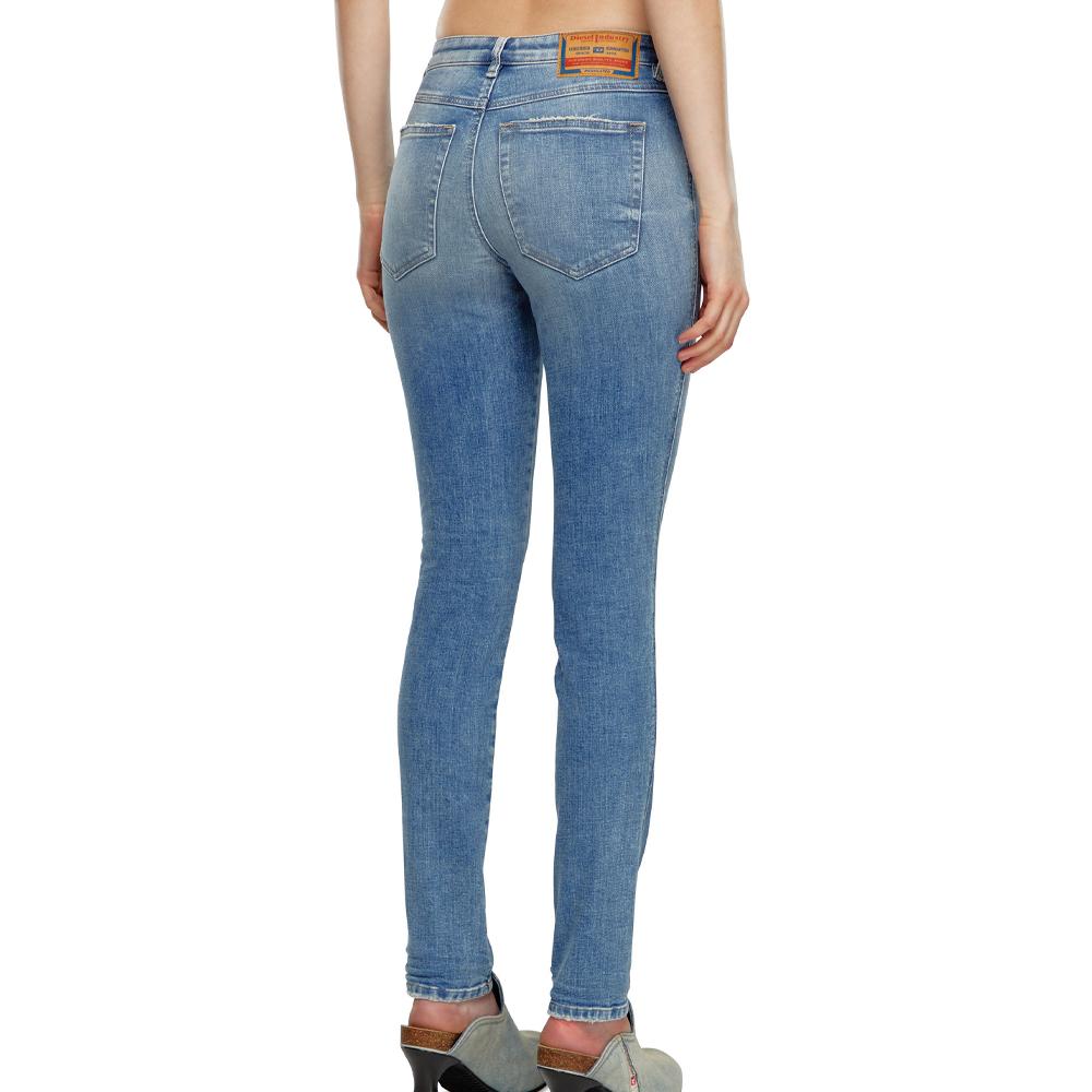 Diesel Jean Slim Bleu Femme Diesel Babhila