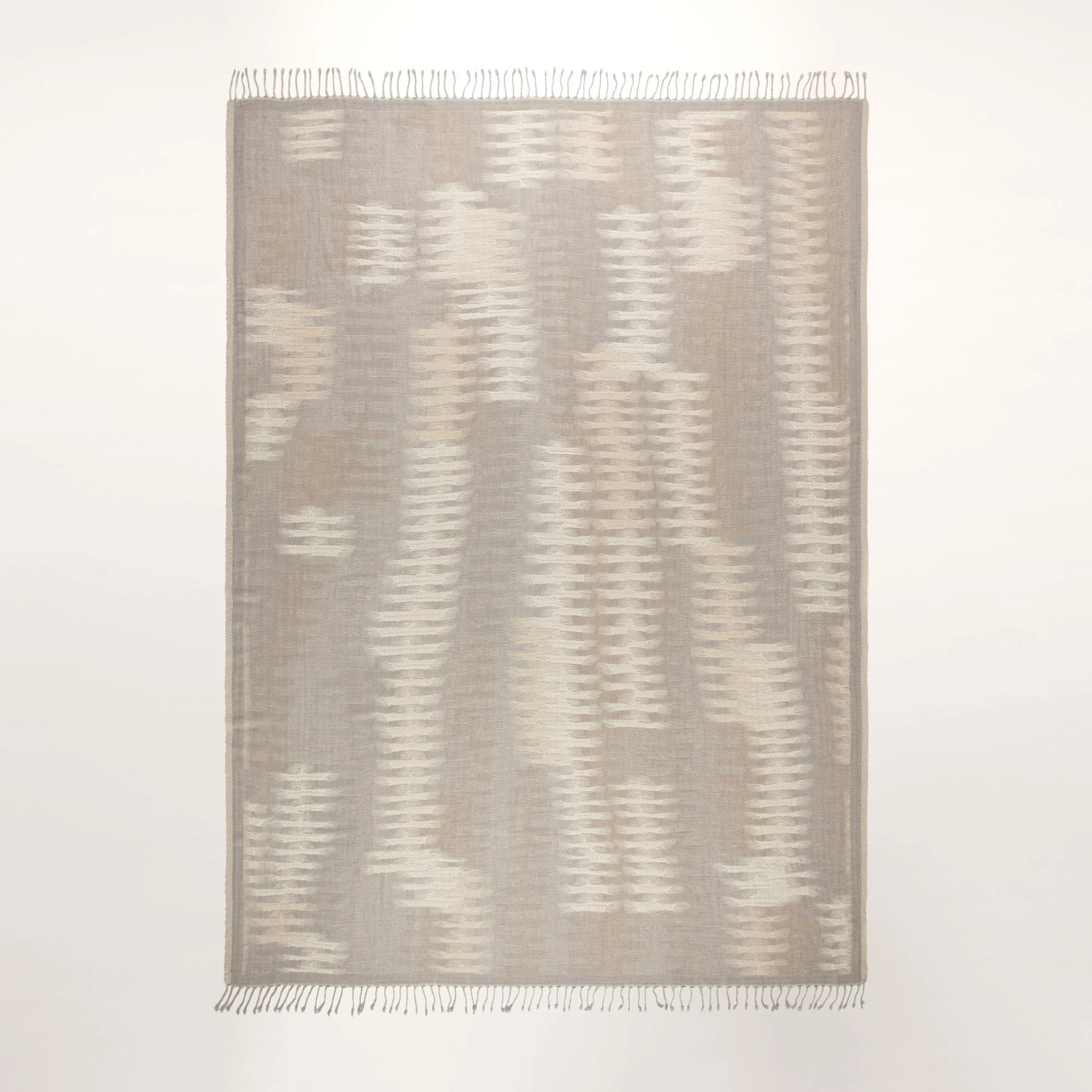KHAN - Plaid pure laine | Beige