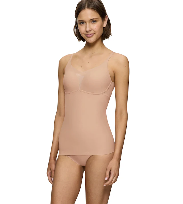Triumph BH-Hemd »Shape Smart Bra-Shirt«, glättend, ohne Bügel, tiefer V-Ausschnitt mit Mesh-Details