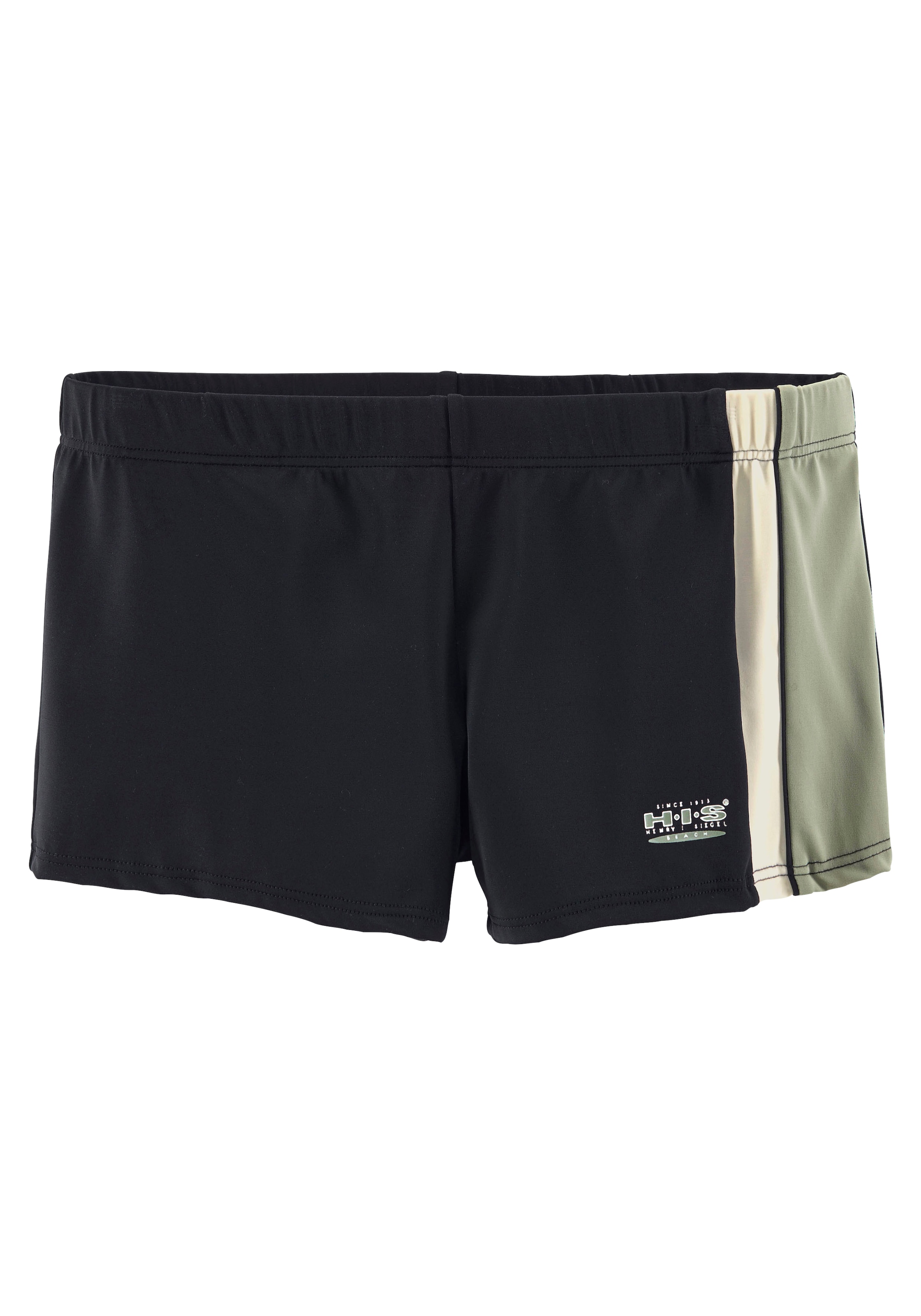H.I.S Boxer-Badehose , mit Kontrasteinsätzen