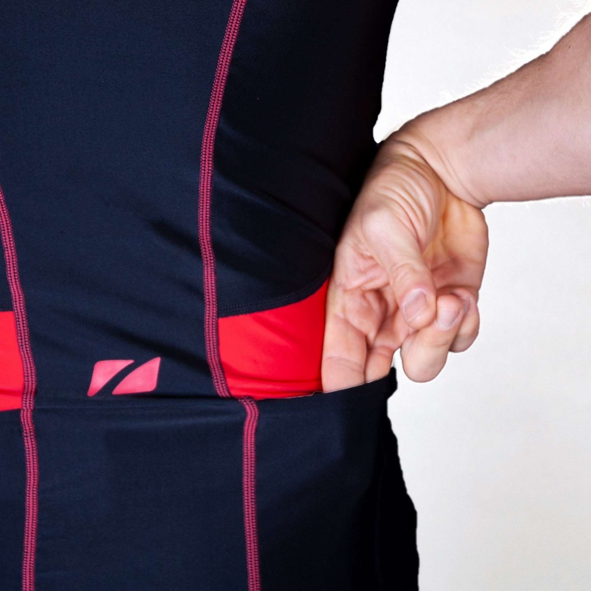 Zone3 Activate Tri Top Zwart/Rood Heren