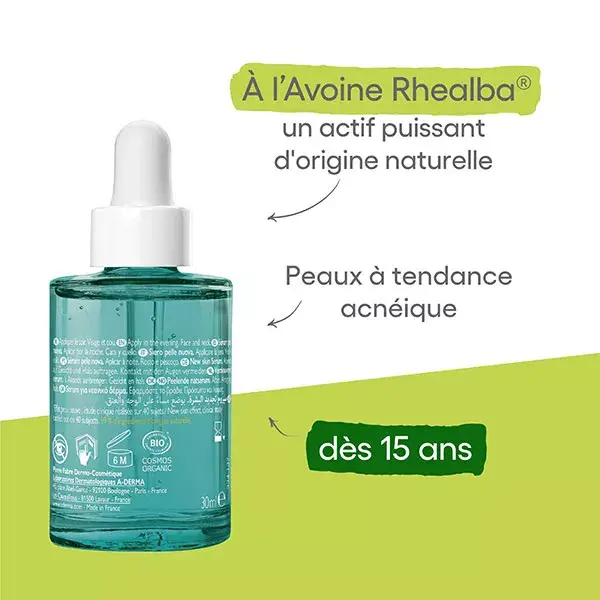A-Derma Biology Ac Night-Peel Renewal Serum 30ml