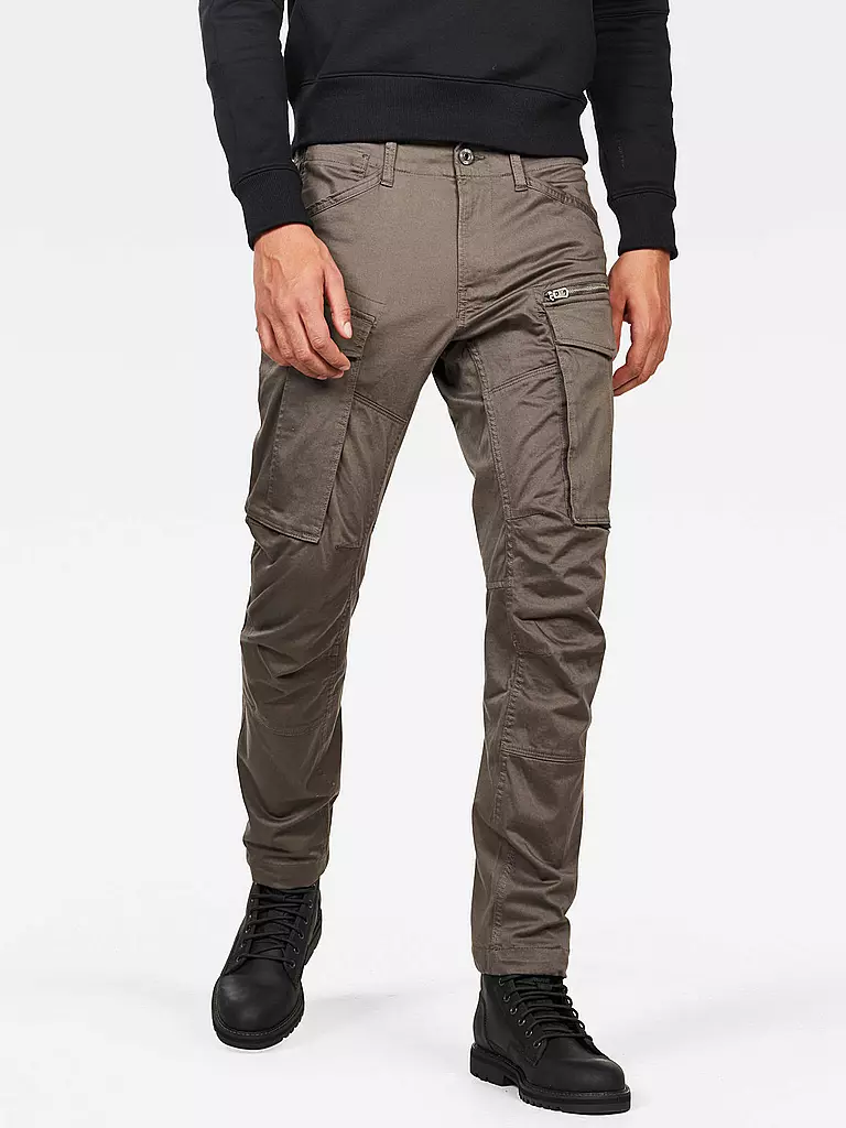 G-STAR RAW Cargohose Rovic Tapered Fit  grau