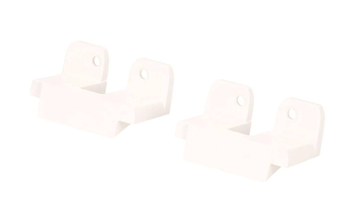 Halterung erhöht, CUBO, Weiss 2 StückBefestigungsset zur erhöhten Montage der CUBO-Anschlussfelder auf ebenen, magnetischen Flächen