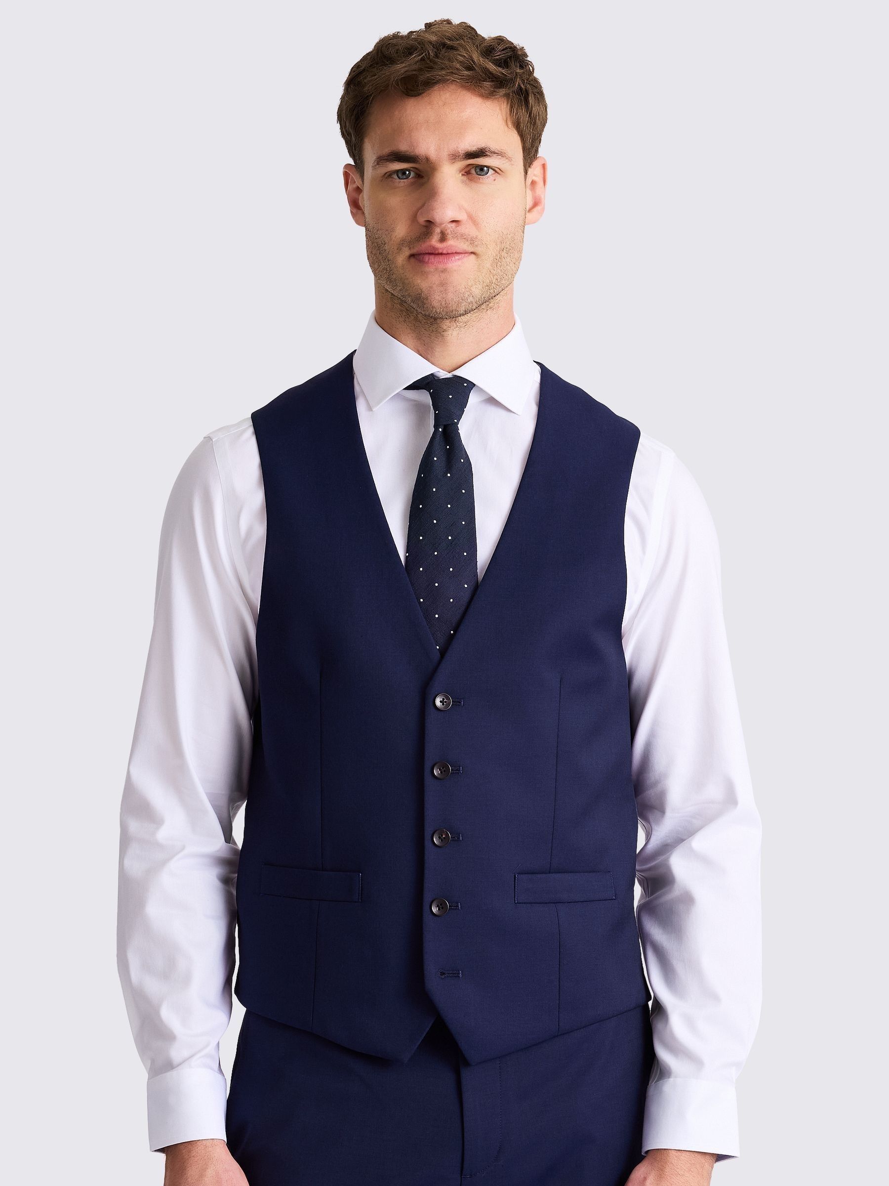 MOSS Tailored Fit Stretch Waistcoat