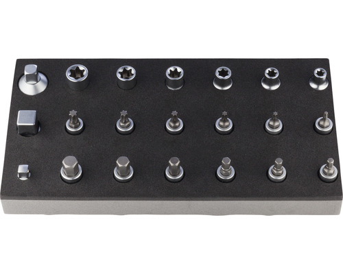 Werkplaatswagen WGB 670 x 970 x 470 mm 7 laden, incl. 9 modules, set van 129 stuks