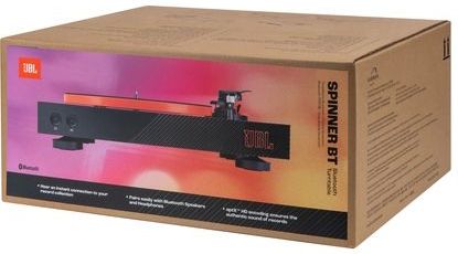 JBL - Spinner BT - Platenspeler - Zwart - Aluminium