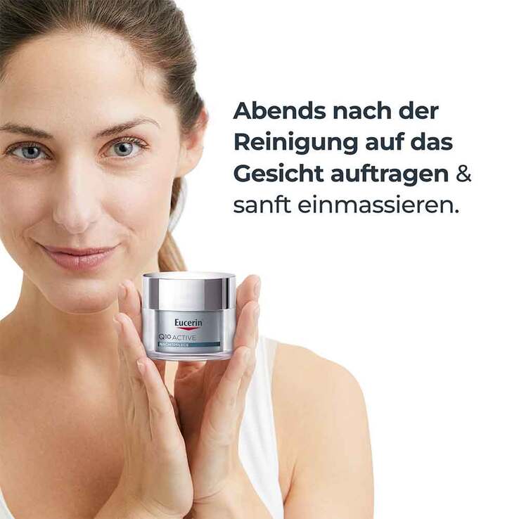 Eucerin Q10 Active Nachtcreme, 50 ml