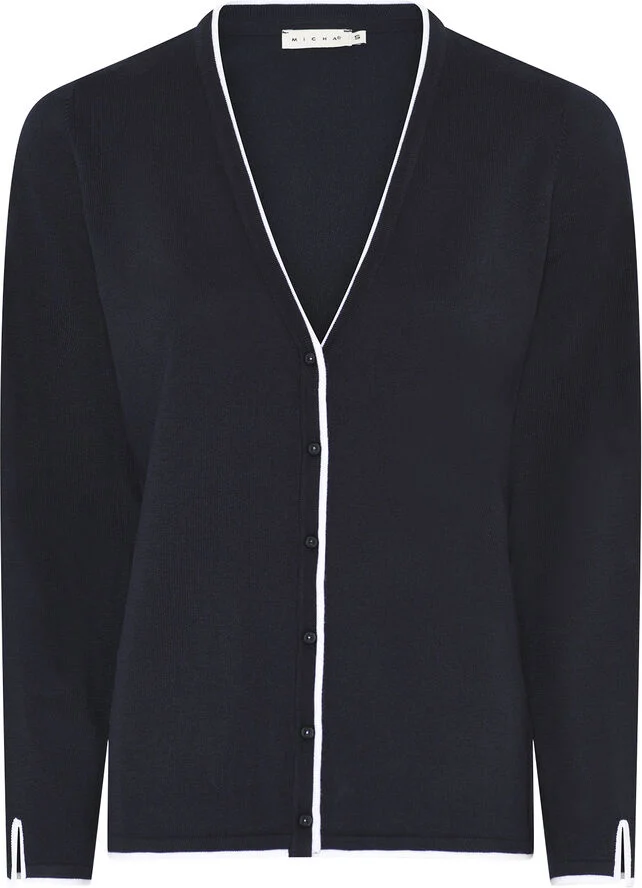 Micha BB Cardigan_ BBViscoseKnitw. Ed Navy