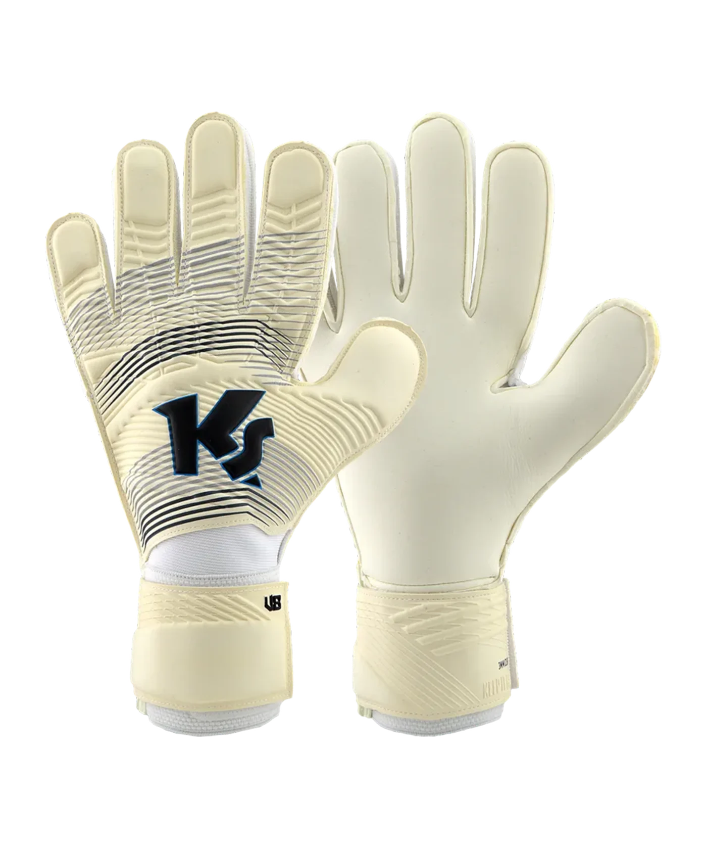 KEEPERsport Varan8 Zone RC TW-Handschuhe Weiss Blau F804