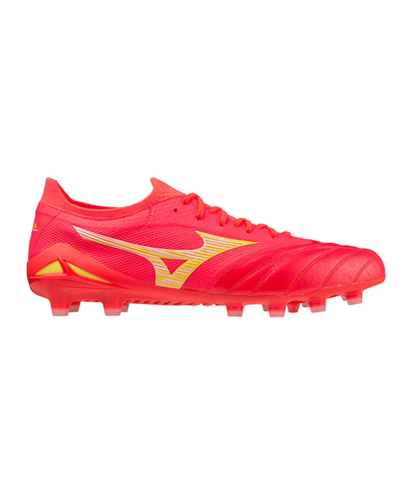 Mizuno Morelia Neo IV Made in Japan FG Release Rot Gelb F64