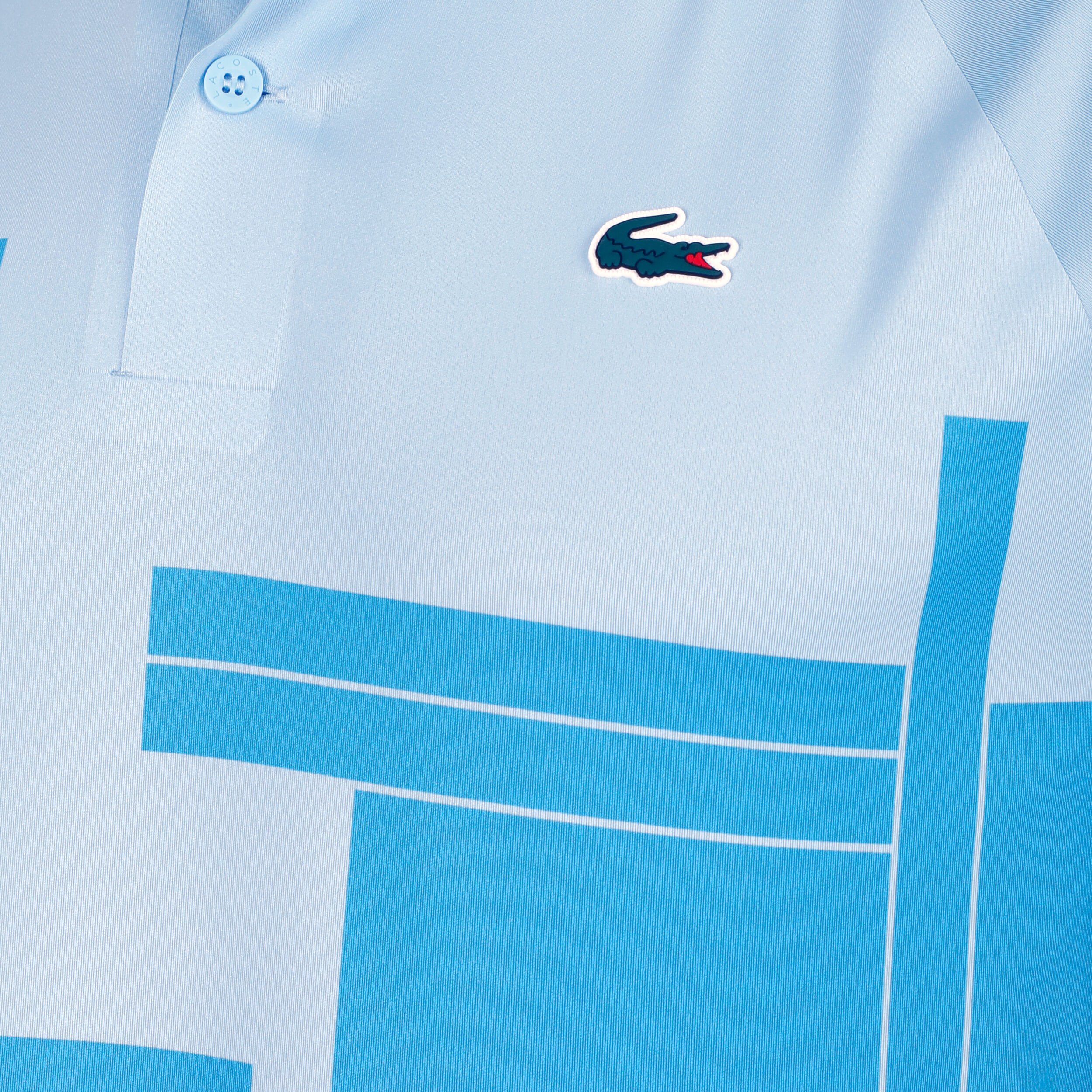 Lacoste Djokovic Polo Hommes - Bleu Clair