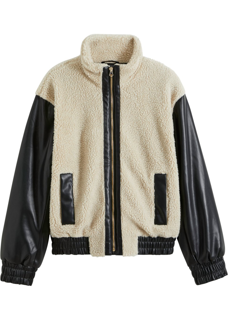 Veste en mélange de matière