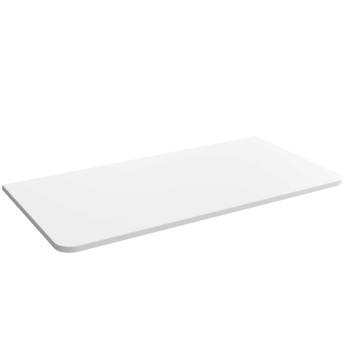 Muebles toppaneel 101x46cm met 1 kraangat wit mat
