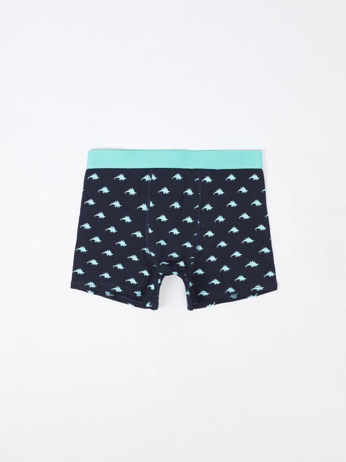 Pacote com 7 cuecas boxer estampadas - Cores Variadas