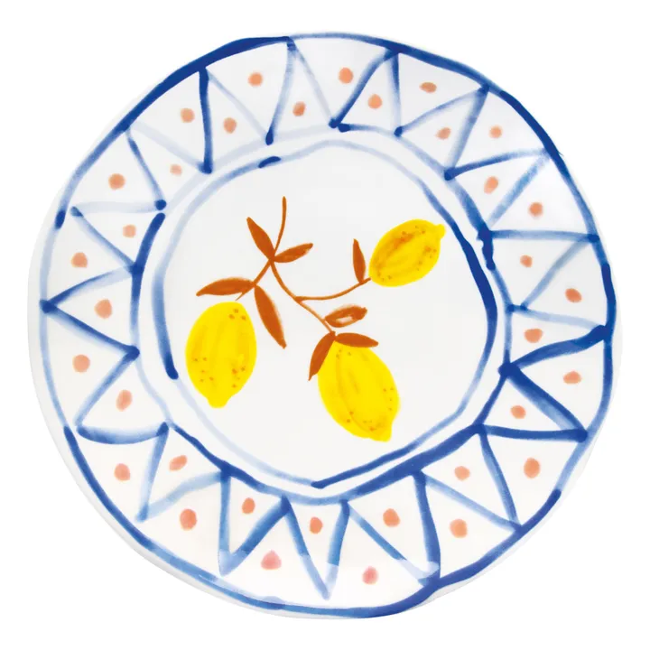 &Klevering Assiettes marocaines citrons - Set de 4