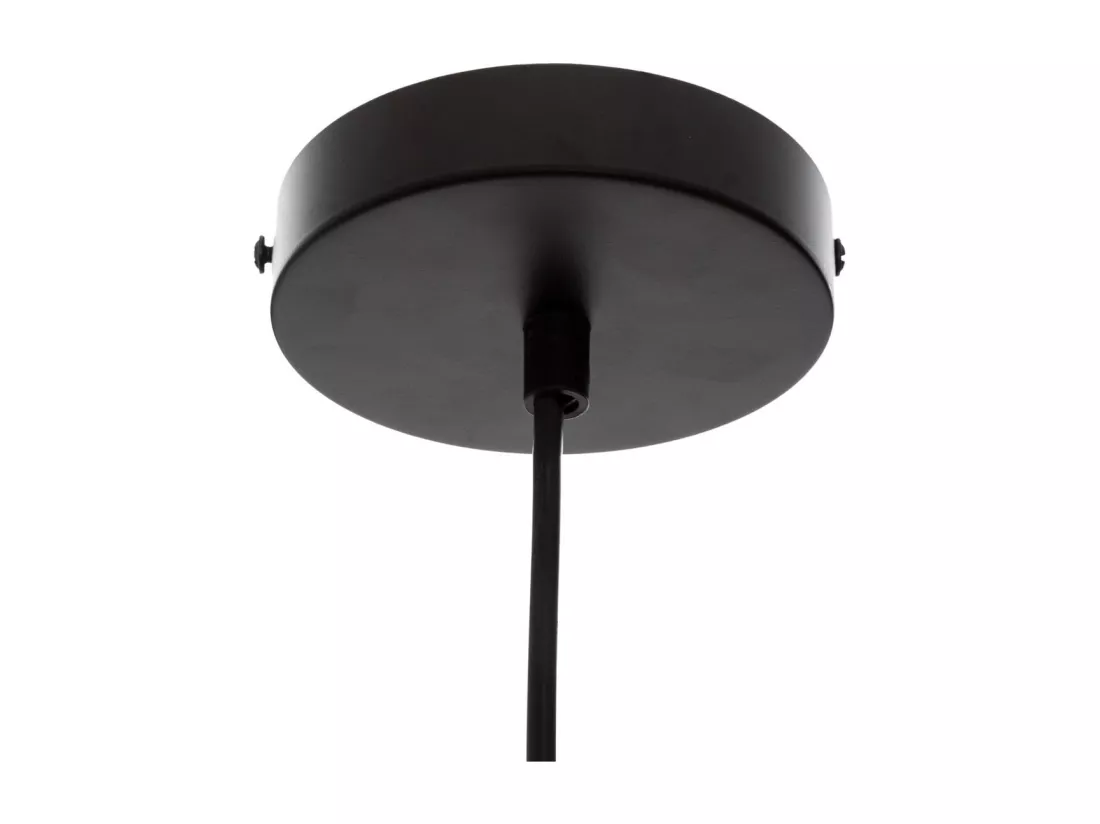 Luminaire Suspension en Métal filaire Noir D 34 cm