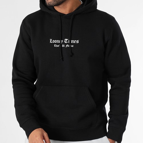 Sweat Capuche Angry Bugs Bunny Chrome Color Violet Green Noir