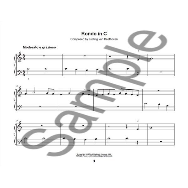 Willis Music - Easiest piano course - First Beethoven