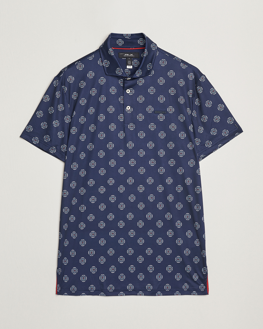 RLX Ralph Lauren Airflow Active Polo Mini G Golfball/Refined Navy