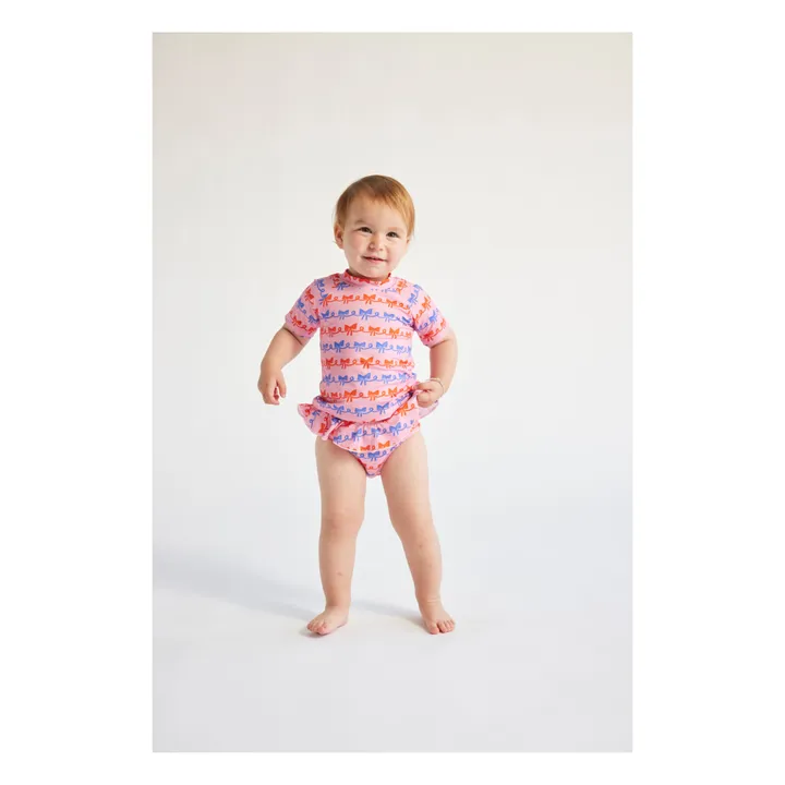 Bobo Choses T-Shirt Anti UV Matière Recyclée Rubans | Rose