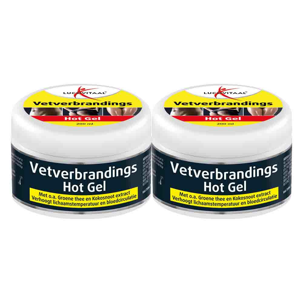 2x Lucovitaal Vetverbrandings Hot Gel200 ml