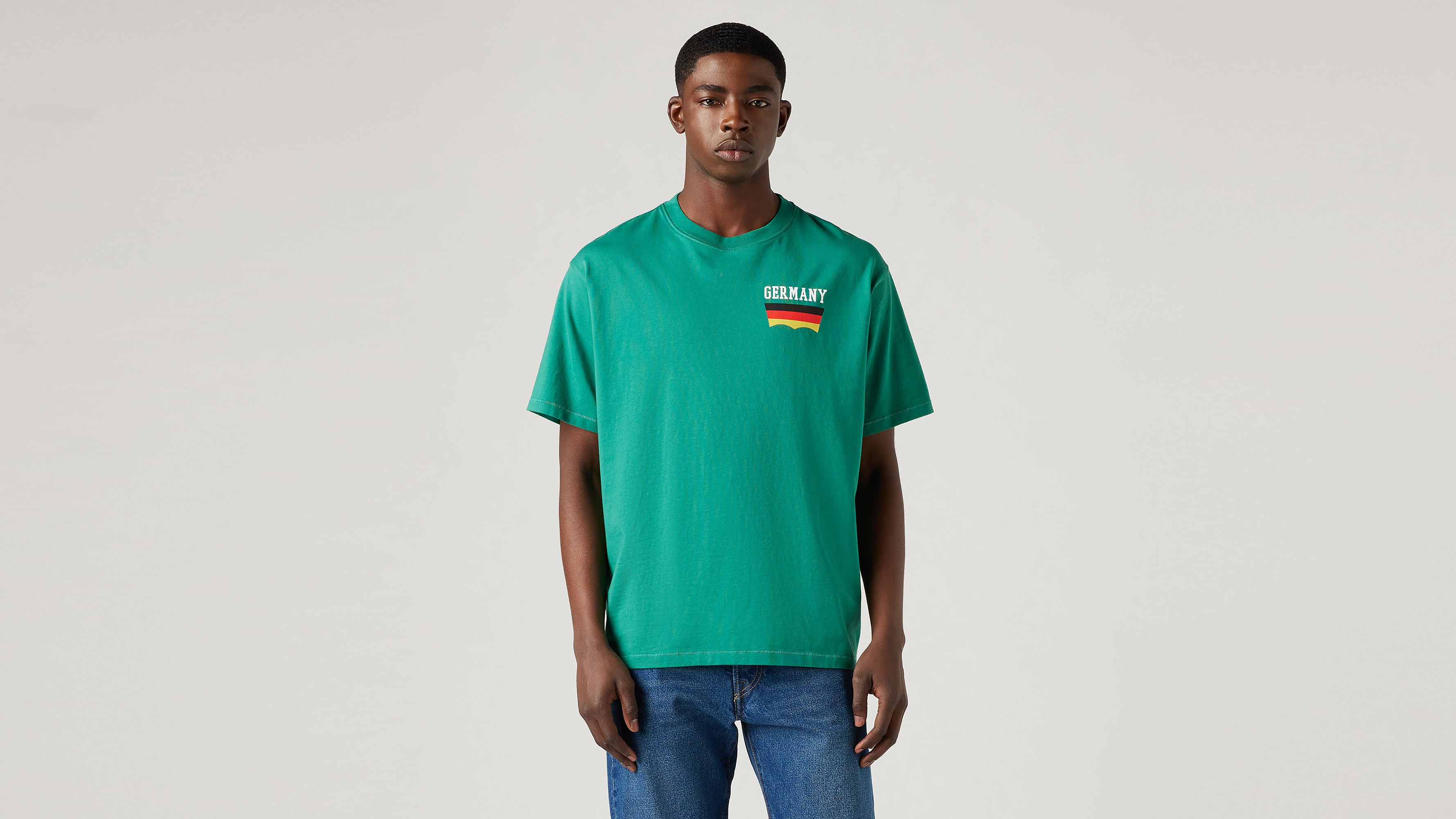 Levi's® Red Tab™ T-shirt vintage - Lft Germany Shady Glade Body - Vert
