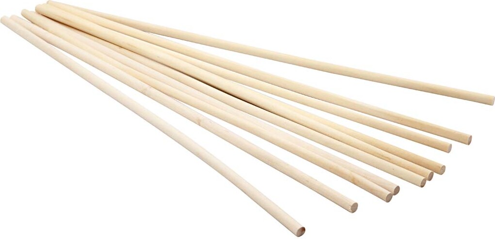 Rundstok - L 30 CM - Ø 6 MM - 10 Stk