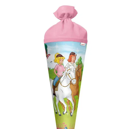 Roth Schultüte 70cm rund Bibi und Tina, Filz