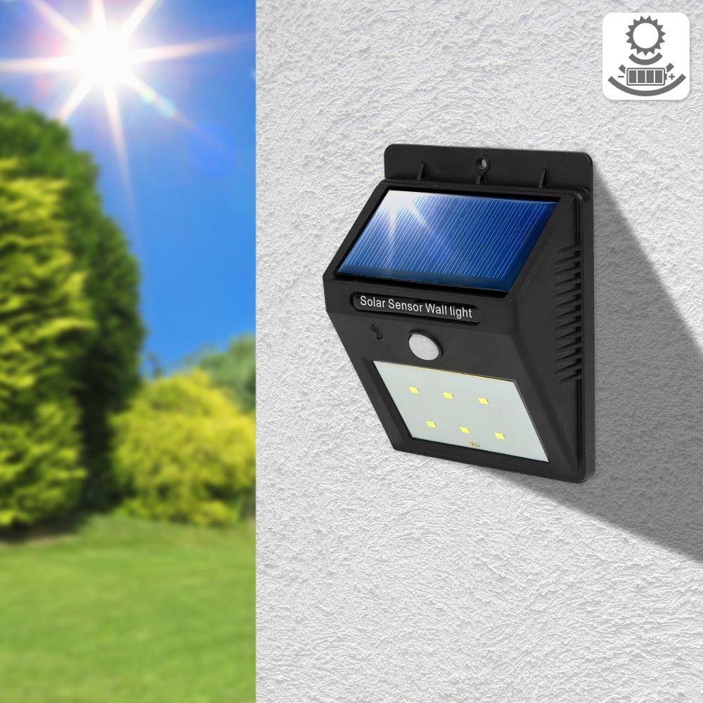 6er-Set Solarlampe mit Bewegungsmelder