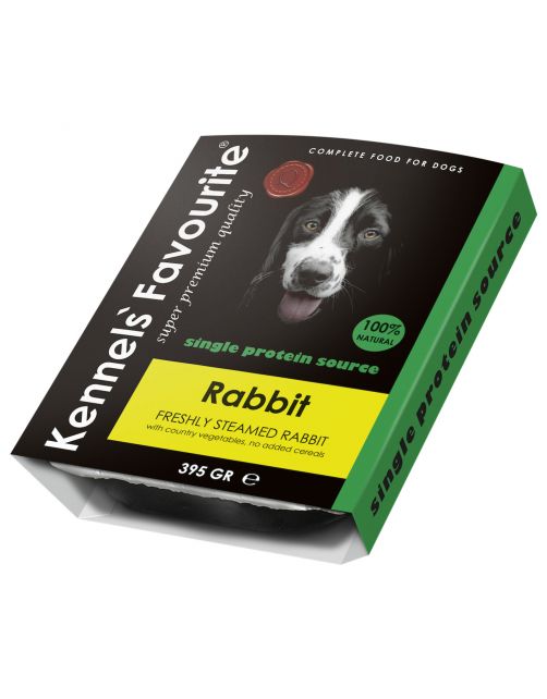 Kennels Favourite Freshly Steamed Rabbit - Hondenvoer - Konijn 395 g
