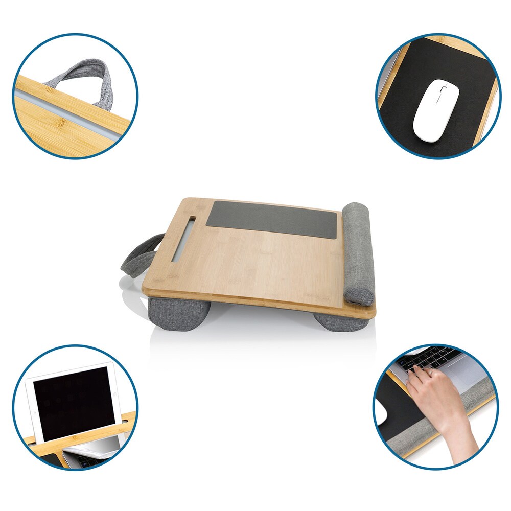 Laptopunterlage COMFILAP Bambus, Stoff hjh OFFICE